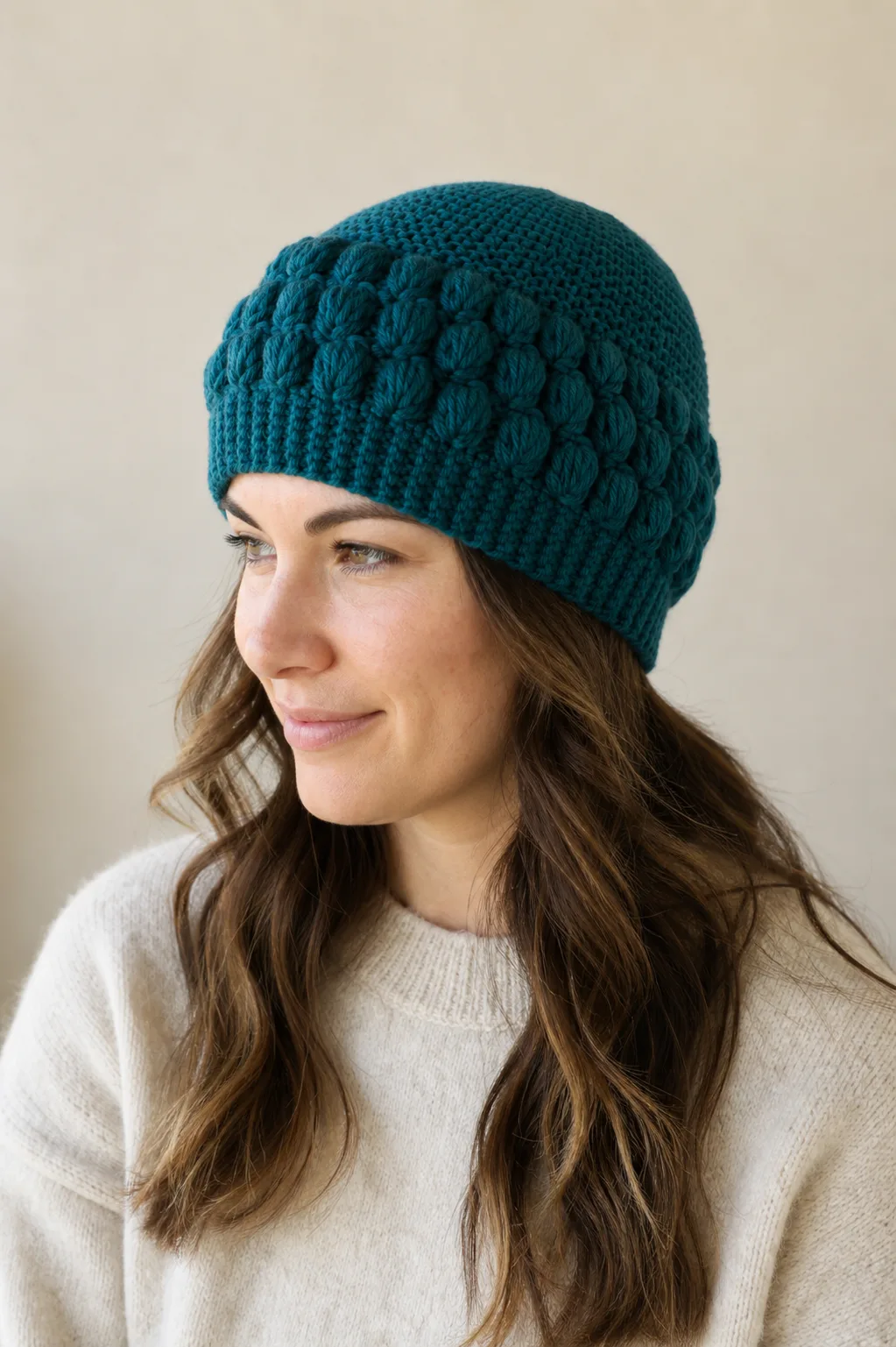 Puff Stitch Hat illustration