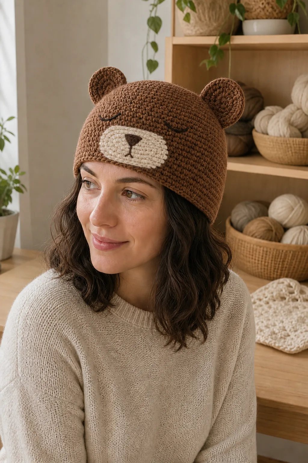 Bear Hat illustration